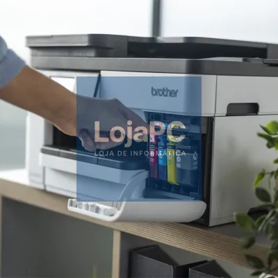 Brother MFCJ5010DW - Impressora multifunções de tinta profissional A4, WiFi, WiFi Direct e Gigabit Ethernet - Impressora | Copiadora | Scanner | Fax - Bandeja 250 folhas - Conexão móvel/Cloud - Visor