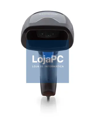 Datalogic Scanner Datalogic QS Lite QW2520 Imager 2D USB Preto Com Suporte - Lê cod. Barras Maços de Tabaco