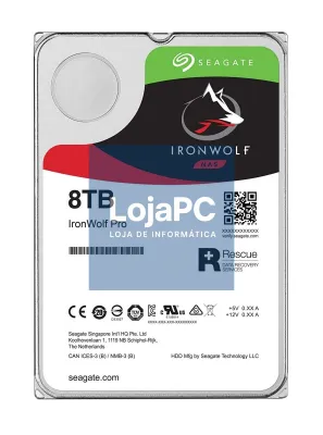 Seagate HDD 8TB IronWolf 3.5" Sata 6Gb/s