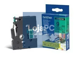 Brother Fita Laminada de 9 mm - Verde / Preto, para P-Touch