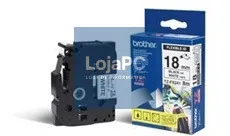 Brother Fita laminada flexível de 18mm, comprimento: 8m - Texto preto sobre fundo branco