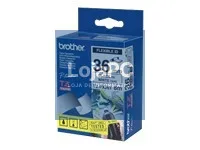 Brother Fita laminada flexível de 36mm, comprimento: 8m - Texto preto sobre fundo branco