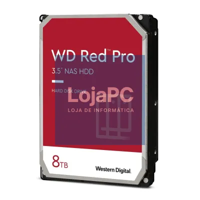 Western Digital WD Red Pro HDD 8 TB - interno - 3.5" - SATA 6Gb/s - 7200 rpm - buffer: 256 MB
