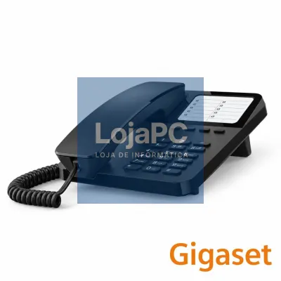 Telefone Fixo Analógico DESK 400 Preto GIGASET