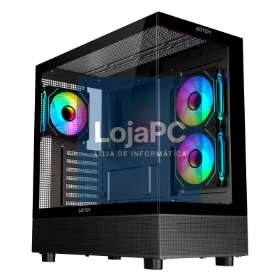 ABYSM Caixa ATX CASE DANUBE SAVA H400 PRIME BLACK