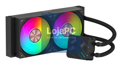 ABYSM CPU Liquid Cooler ARTIC BLACK 240 - ARGB