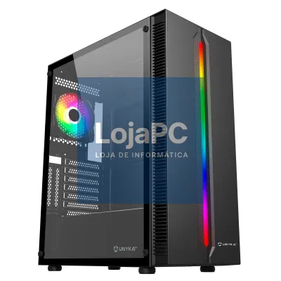 UNYKAch Caixa ARMOR Lumina 205B - ATX GAMING BLACK