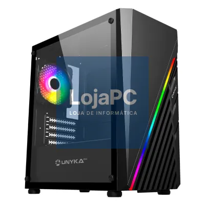 UNYKAch Caixa mATX Gaming Mini GLAYZE Black