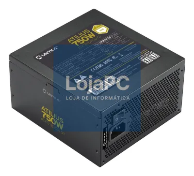 UNYKAch Fonte de Alimentação Gaming Atilius 3.1 750W-BLACK - GOLD Full Range