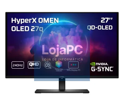 HP HyperX OMEN OLED 27'' QHD 240Hz Gaming Monitor - OMEN OLED 27q