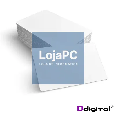Cartões PVC Branco 85x54mm NFC 13.56Mhz Passivo - Pack 10 unidades