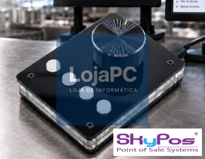 Botoneira KDS Skypos 4 Botoes Programaveis +1 Rotativo