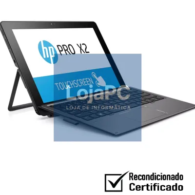 Portatil Recondicionado HP Pro X2 612 - Intel I5 7Y57 / DDR4 8GB / SSD 240GB / Ecrã 12" HD Touch / Webcam / W11 Pro