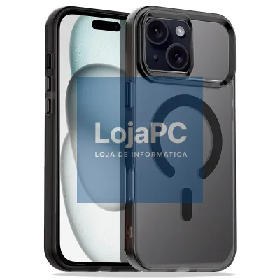 Carcasa COOL para iPhone 15 Magnética Colorful Negro