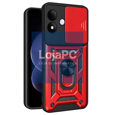 Carcasa COOL para Xiaomi Redmi Note 17 5G Hard Ring Rojo