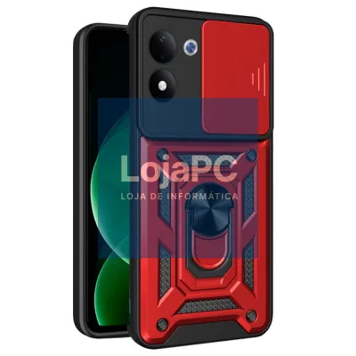 Carcasa COOL para Xiaomi Redmi Note 17 Pro Max 5G Hard Ring Rojo