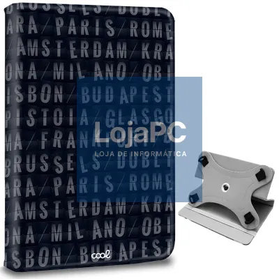 Funda COOL Ebook Tablet Universal 9.7 - 11 Pulgadas Dibujos Cities (Cuadrada)