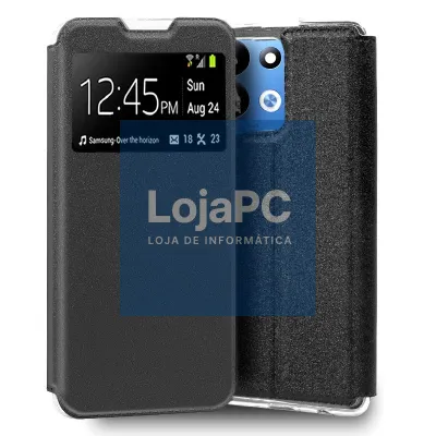 Funda COOL Flip Cover para Xiaomi Redmi 17 / 17 5G Liso Negro