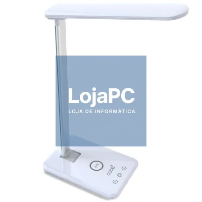Lámpara LED con Base Carga Inalámbrica Qi COOL Fold Blanco