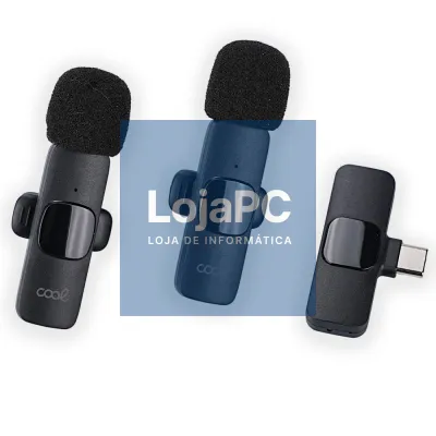 Micrófono Inalámbrico COOL (Pack 2 uds + Adapt. TIPO-C) Universal