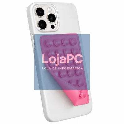 Ventosa Universal Silicona para Smartphone (Rosa)