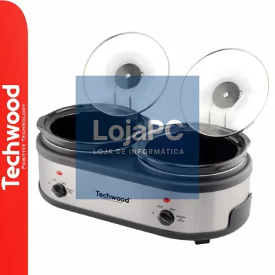 Panela Elétrica Dupla 2x2.5L 280W TECHWOOD