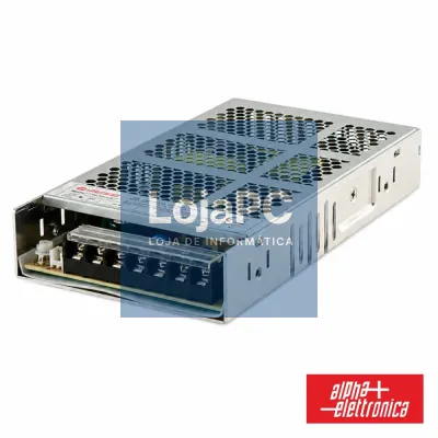Fonte De Alimentação Industrial 24V 100.8W 4200mA PFC ALPHA