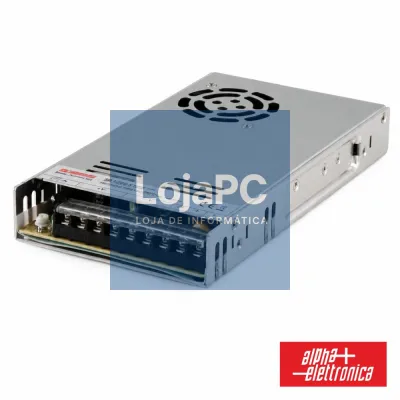 Fonte De Alimentação Industrial 24V 350.4W 14600mA PFC ALPHA