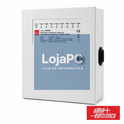 Fonte De Alimentação Industrial 88W 5 Canais ALPHA