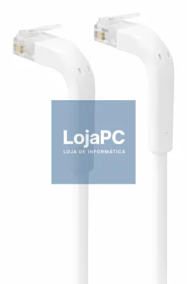 EWENT Cabo Rede Slim CAT.6a U/UTP Ficha Flexível RJ45 AWG32/7, CU, 2m branco