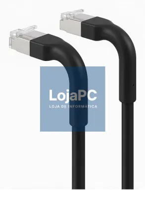 EWENT Cabo Rede Slim CAT.6a U/FTP Ficha Flexível RJ45 AWG32/7, CU, 0,5m branco