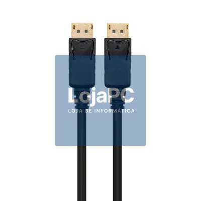 EWENT Cabo DisplayPort v1.4, 8k @ 60Hz, 4k @ 240Hz, A/A AWG30, 1.0m, CU, shielded