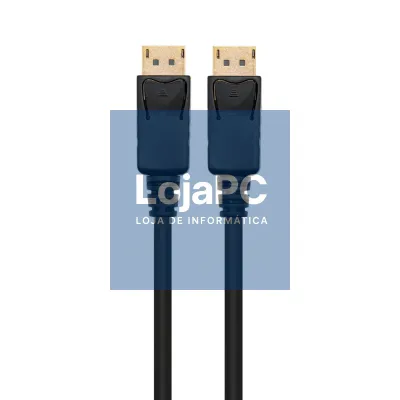 EWENT Cabo DisplayPort v1.2, 4k @ 60Hz, A/A AWG32, 1.0m, CU, shielded