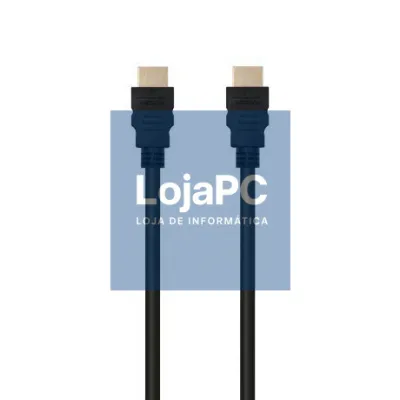 EWENT Cabo SOHO HDMI 1.4 de alta velocidade com Ethernet 3.0m, preto, 4K