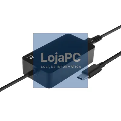 EWENT Carregador USB C 45W para computador portátil com perfis Power Delivery