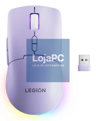 Lenovo Legion M220 Wireless RGB Gaming Mouse - Aurora Purple