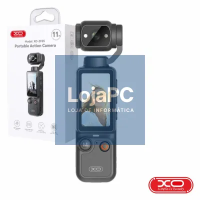 Câmara Ação UHD 100MP Com Ecrã 1.9" XO