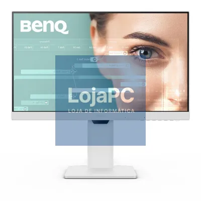 Benq GW2486TC - Monitor 23.8", IPS, Full HD (1920x1080), 5ms, 100Hz, 250cd/m2, 1300:1, 1x HDMI, 1x Display Port, 1x USB-C, 2x USB-A, Suporte totalmente ajustável - Branco