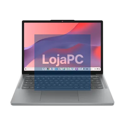 Lenovo Chrome 14ITN11-832 - Intel N150 Quad-Core, 8GB LPDDR5X 4800MHz, 128GB UFS 2.2, 14" IPS WUXGA (1920x1200), Wi-Fi 6E+BT 5.3, Sem Carregador, ChromeOS - Cinzento Lunar