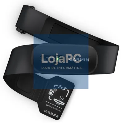 Garmin HRM 200 monitor de ritmo cardíaco Peito Bluetooth/ANT+ Preto
