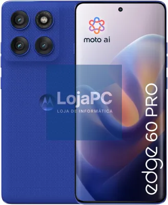 Motorola edge 60 pro 16,9 cm (6.67") SIM duplo Android 15 5G USB Tipo C 12 GB 512 GB 6000 mAh Azul