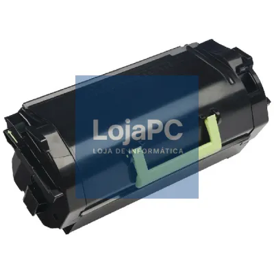 LEXMARK 522HE toner cartridge black high capacity 25.000 pages 1-pack corporate