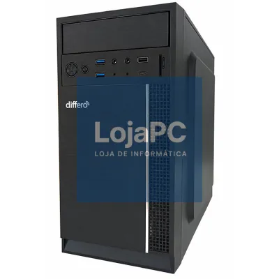 differo PC V15 I5 12400 16GB SSD 1TB NVME NO DVD HPA3 USB-C TRASERO