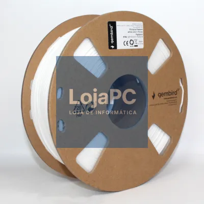 Gembird 3DP-PLA1.75-01-W material de impressão 3d Ácido poliláctico (PLA) Branco 1,4 kg