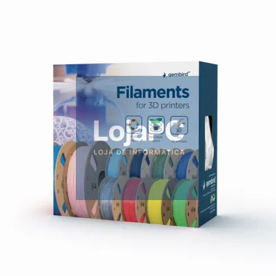 Gembird 3DP-PLA1.75-01-FG material de impressão 3d Ácido poliláctico (PLA) Verde fluorescente 1,4 kg