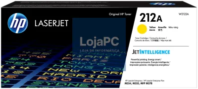 HP Tinteiro de tóner Original LaserJet 212A amarelo