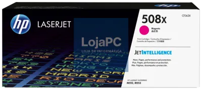 HP Tinteiro de tóner original LaserJet 508X magenta de alta capacidade