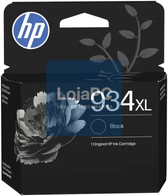 HP Tinteiro original 934XL de alta capacidade preto