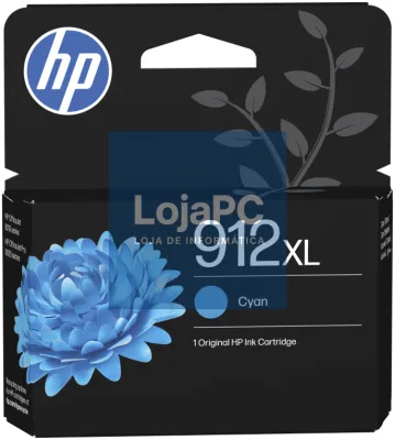 HP Tinteiro Original 912XL ciano de alta capacidade