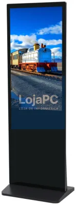 Dahua Technology DHI-LDV43-SAI400L-V1 ecrã de señalización Diseño de tótem 109,2 cm (43") LCD 320 cd / m² 4K Ultra HD Preto Processador incorporado Android 11 24/7